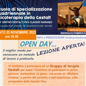 Scuola di Specializzazione in Psicoterapia della Gestalt CGV Claudio Naranjo